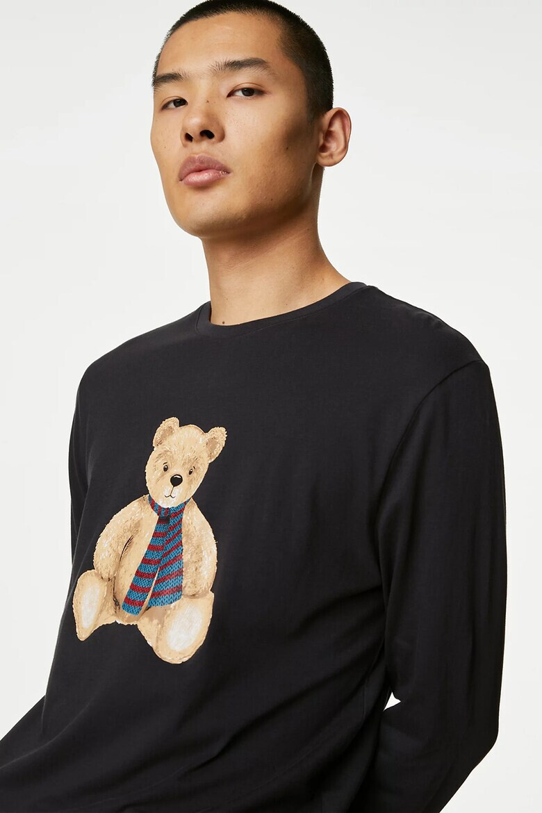 Marks  Spencer Пижама с принт - Pepit.bg