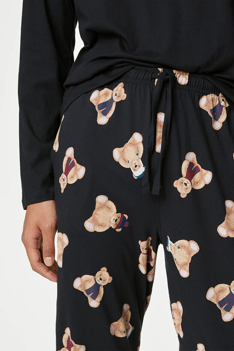 Marks  Spencer Пижама с принт - Pepit.bg