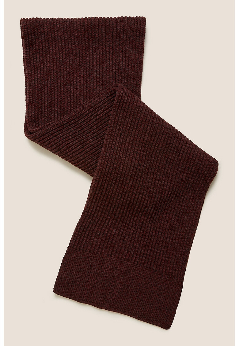 Marks & Spencer Плетен рипсен шал - Pepit.bg