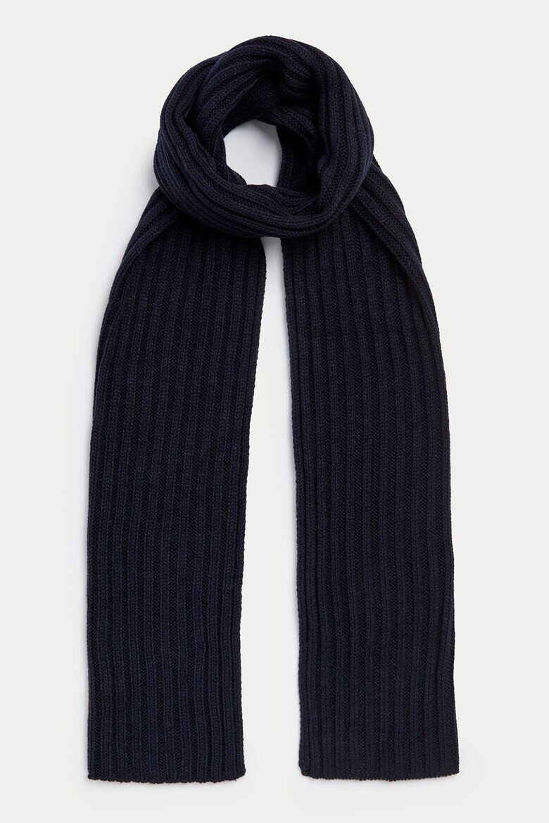 Marks  Spencer Плетен шал с рипс - Pepit.bg