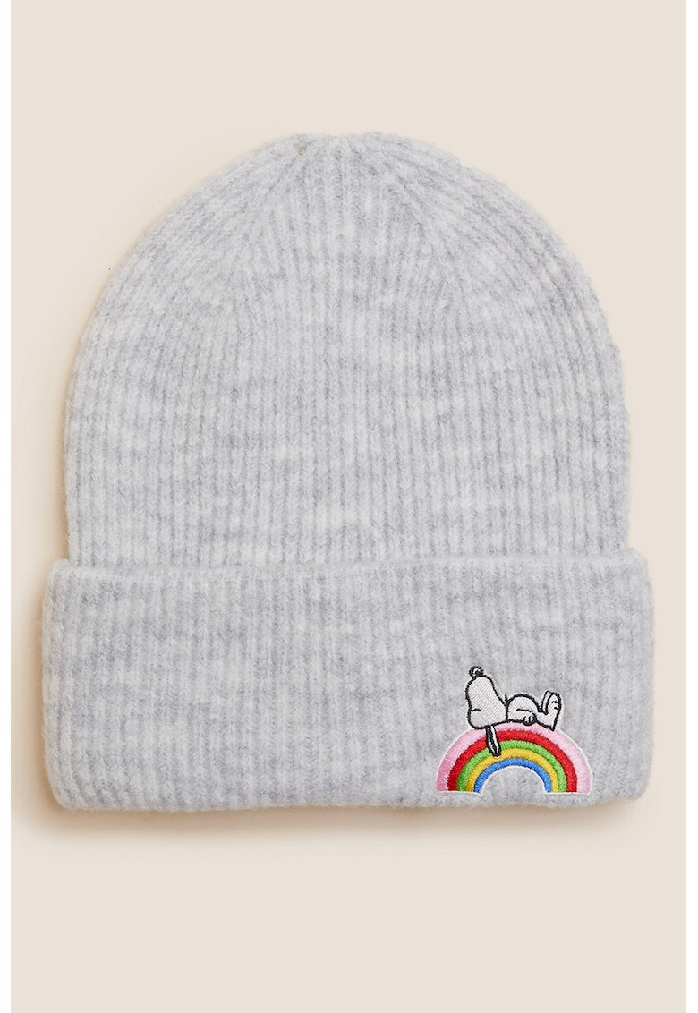 Marks & Spencer Плетена шапка Snoopy™ с рипс - Pepit.bg