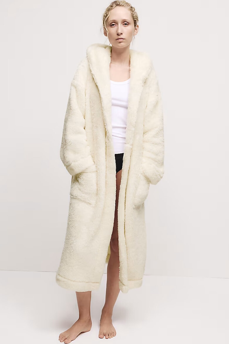 Marks  Spencer Плюшен халат с колан - Pepit.bg