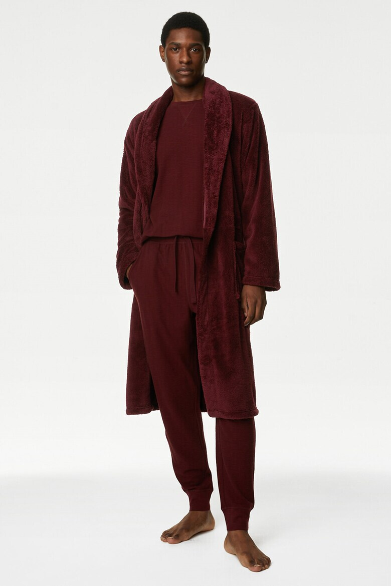 Marks  Spencer Плюшен халат с връзка - Pepit.bg