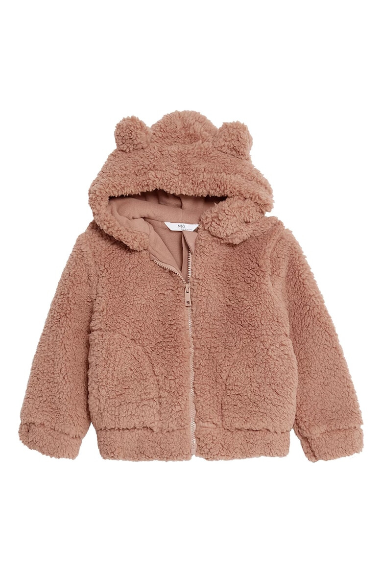 Marks & Spencer Плюшено яке с качулка - Pepit.bg