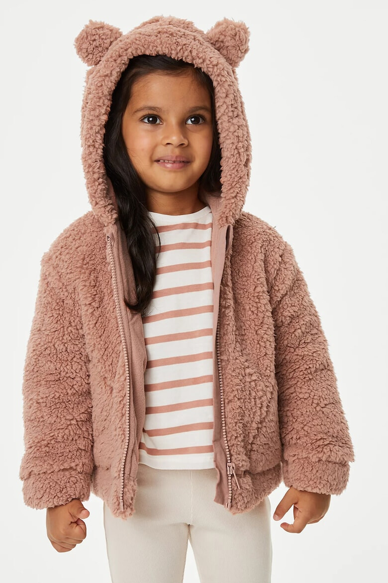 Marks & Spencer Плюшено яке с качулка - Pepit.bg