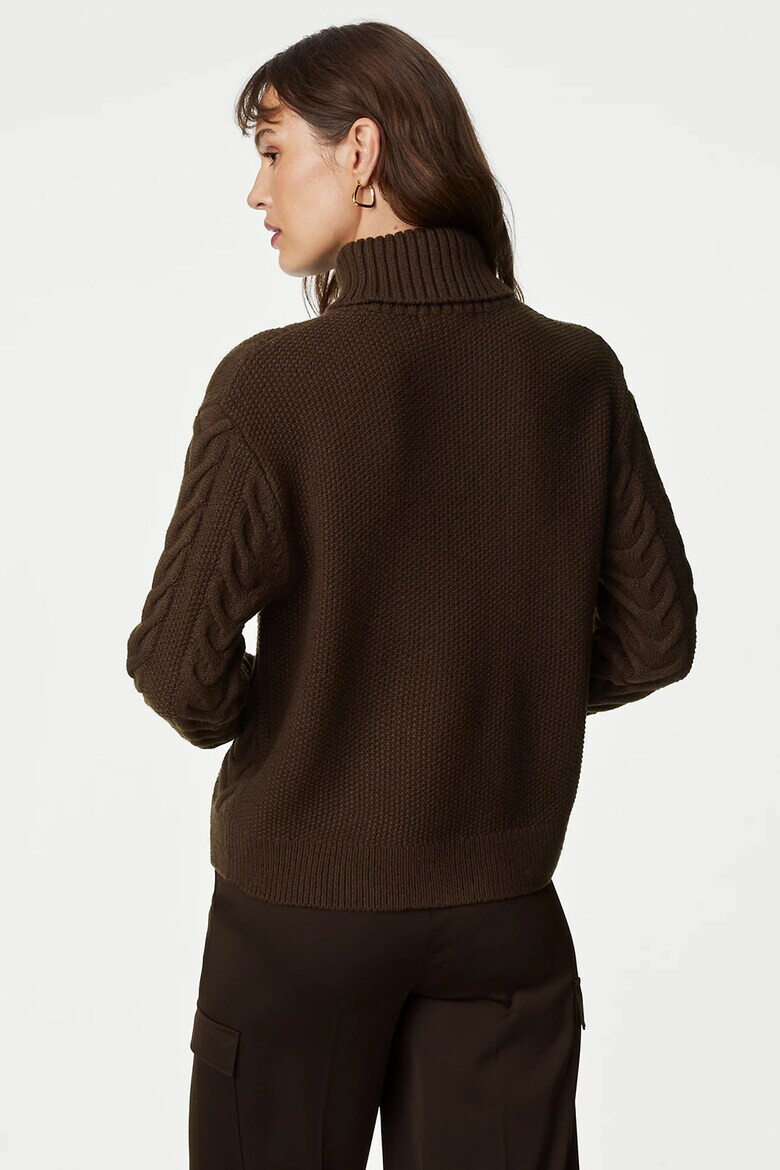 Marks  Spencer Поло с плетка осморка - Pepit.bg