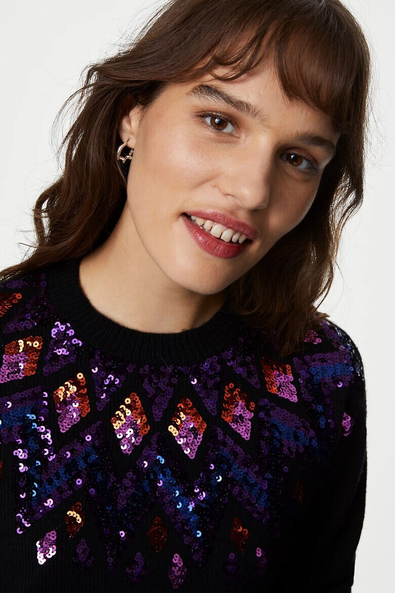 Marks  Spencer Пуловер с пайети - Pepit.bg