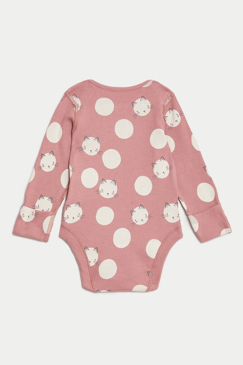 Marks  Spencer Рипсено боди - 3 броя - Pepit.bg