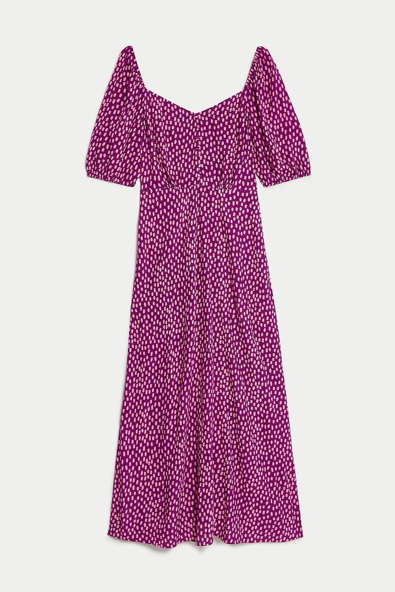 Marks  Spencer Рокля с десен и шпиц - Pepit.bg