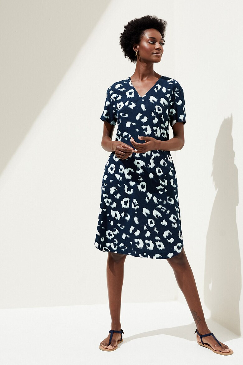 Marks  Spencer Рокля с лен с шпиц - Pepit.bg