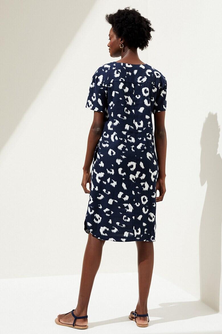 Marks  Spencer Рокля с лен с шпиц - Pepit.bg
