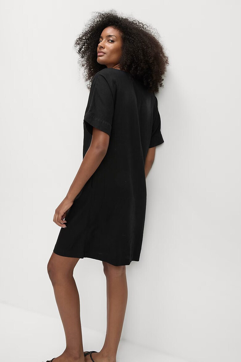 Marks  Spencer Рокля с лен с шпиц - Pepit.bg
