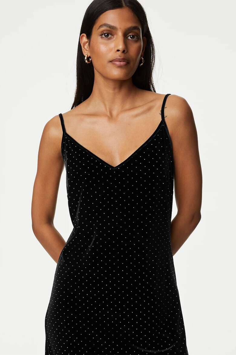 Marks  Spencer Рокля с шпиц и точки - Pepit.bg