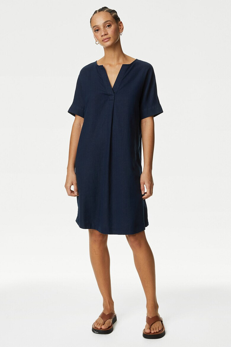 Marks  Spencer Рокля тип туника с лен - Pepit.bg