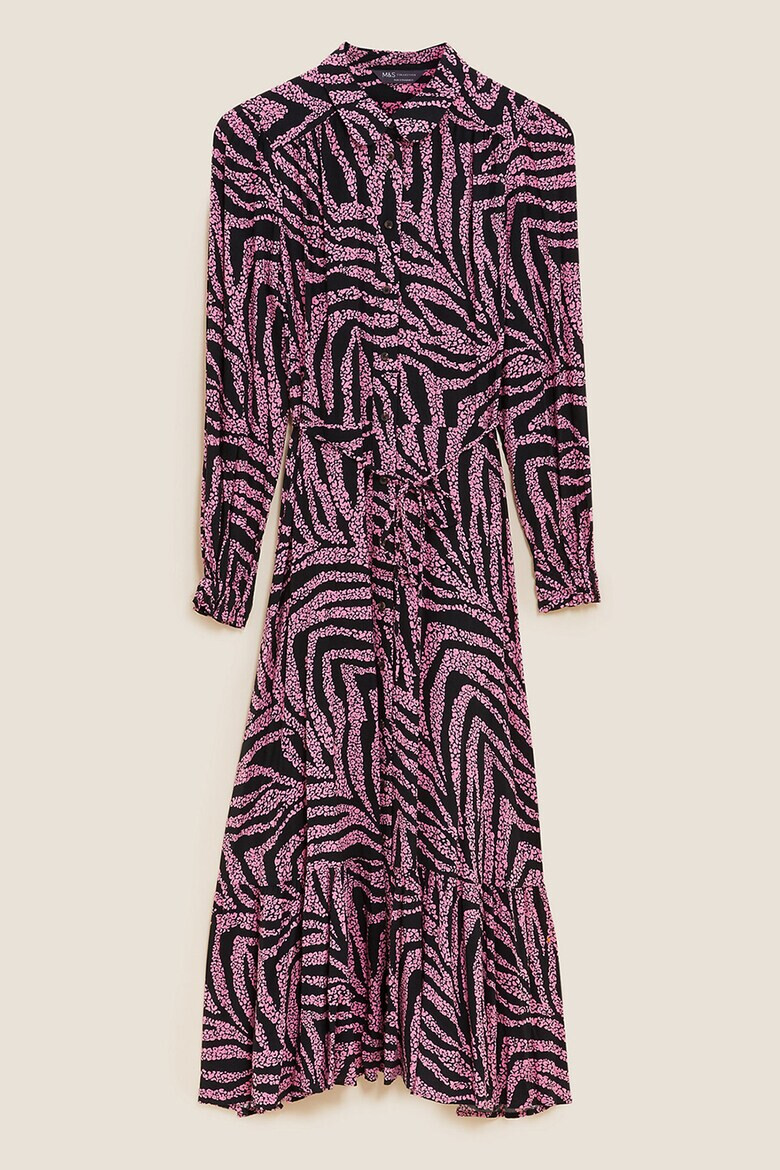 Marks & Spencer Рокля тип риза с шарки - Pepit.bg