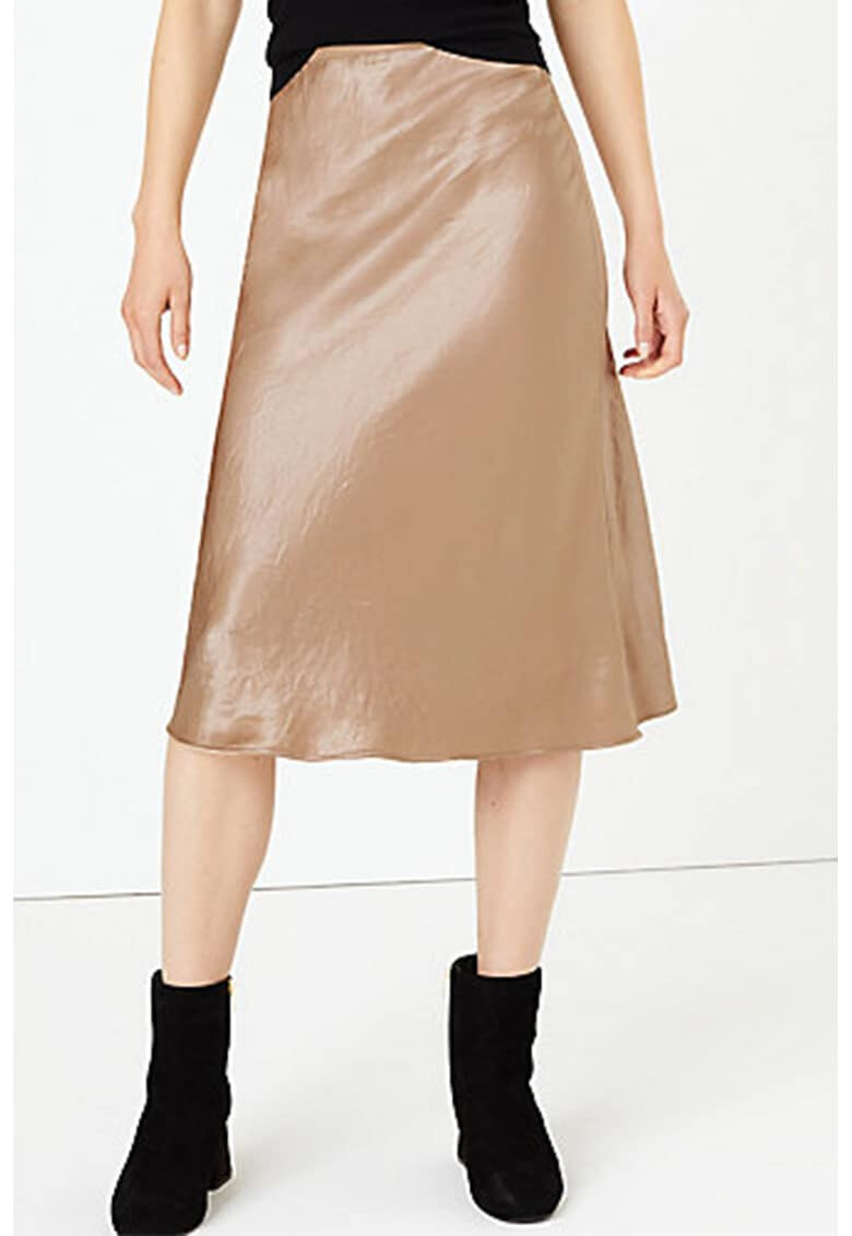 Marks & Spencer Сатинирана миди пола - Pepit.bg