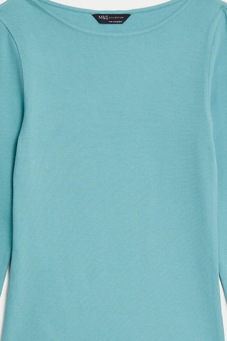 Marks  Spencer Слим блуза с деколте тип лодка - Pepit.bg