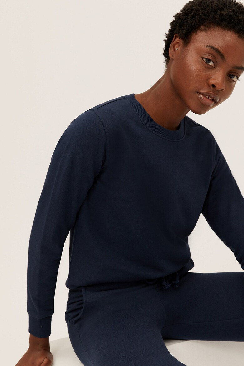 Marks  Spencer Суитшърт с овално деколте - Pepit.bg