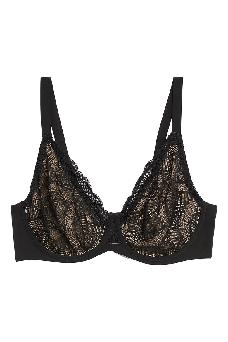Marks  Spencer Сутиен с цели чашки и банели - Pepit.bg