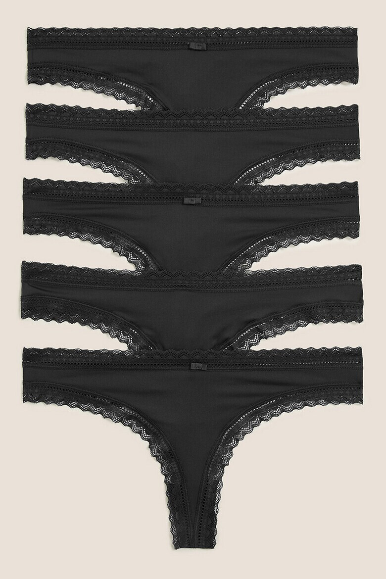 Marks & Spencer Танга с дантела - 5 чифта - Pepit.bg