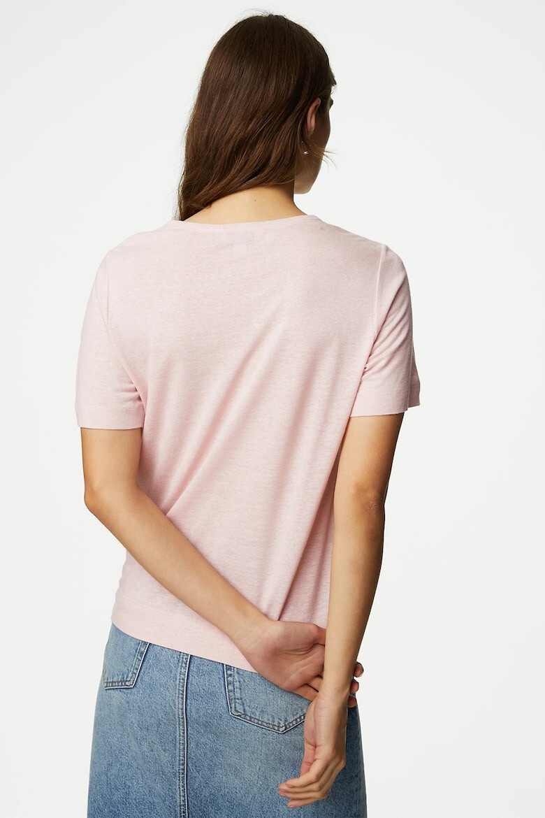Marks  Spencer Тениска от лен и модал - Pepit.bg