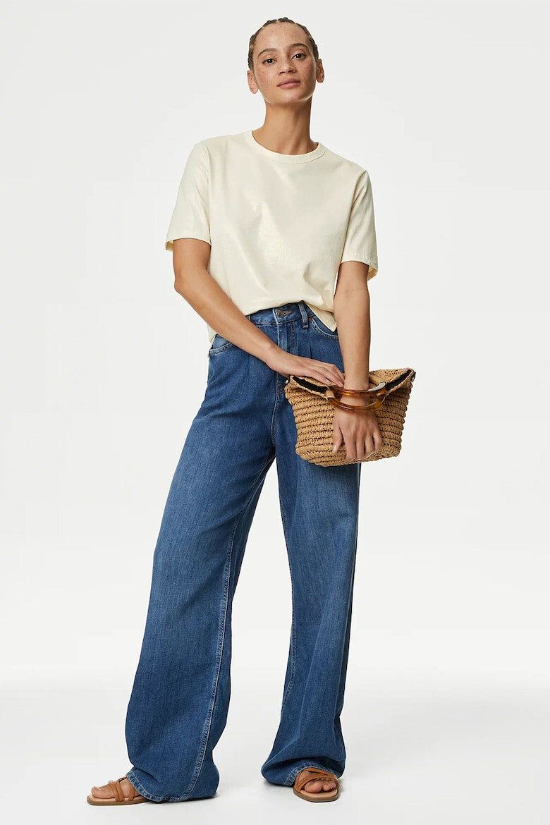 Marks  Spencer Тениска с метален ефект - Pepit.bg