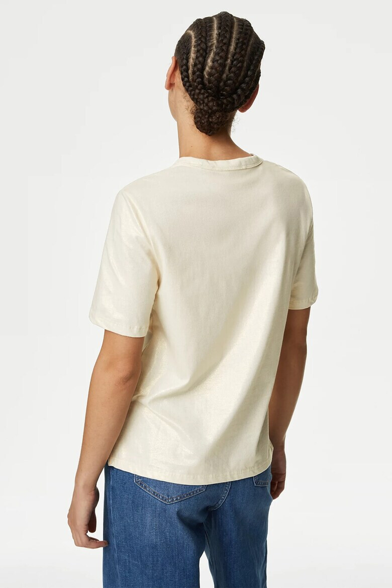 Marks  Spencer Тениска с метален ефект - Pepit.bg