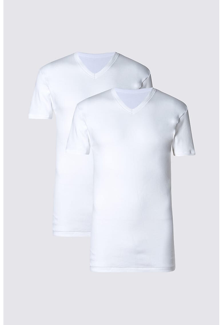 Marks & Spencer Тениска с шпиц деколте - 2 броя - Pepit.bg