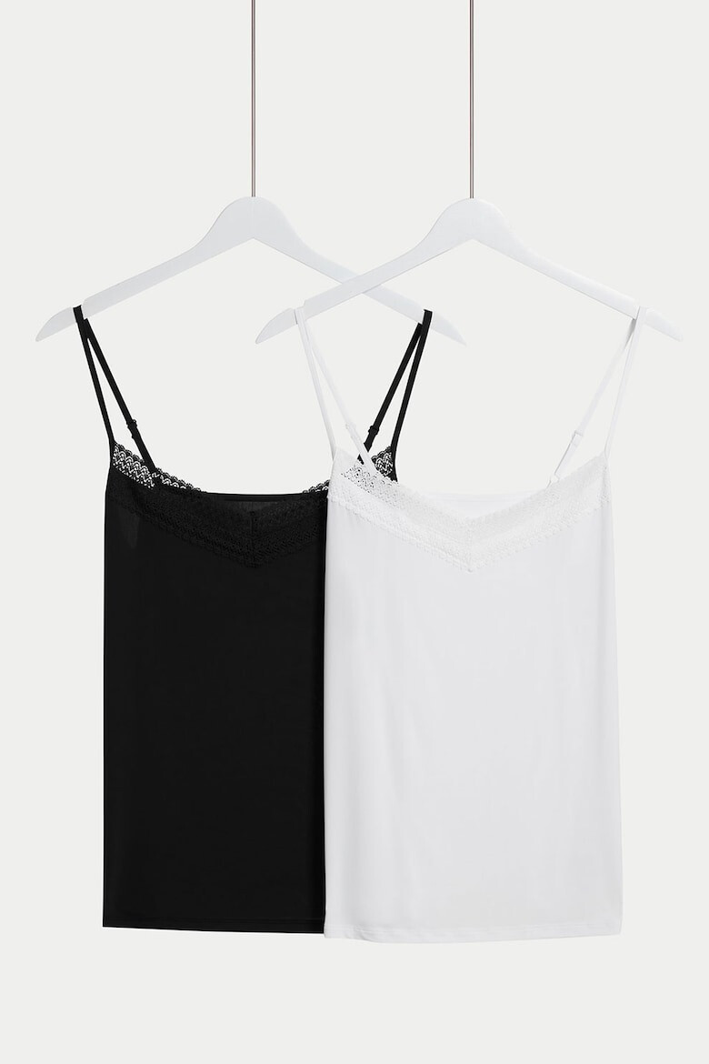 Marks  Spencer Топове с дантела 2 - броя - Pepit.bg