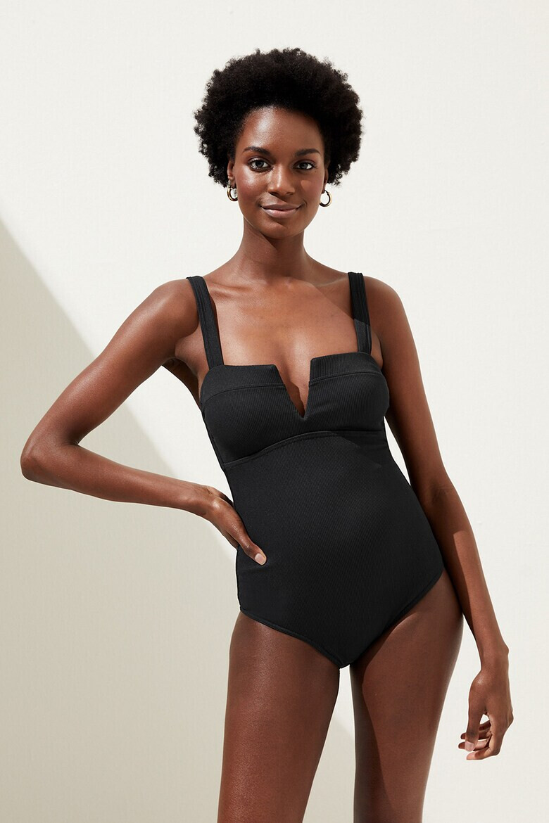 Marks  Spencer Цял бански с рипс - Pepit.bg