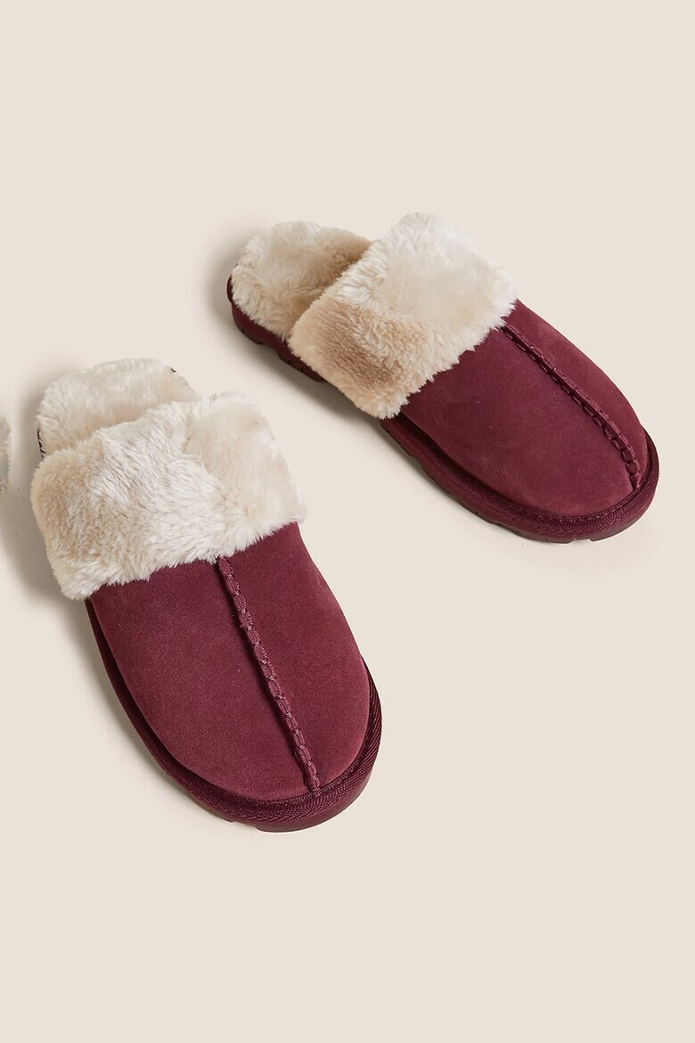 Marks & Spencer Велурени домашни пантофи - Pepit.bg