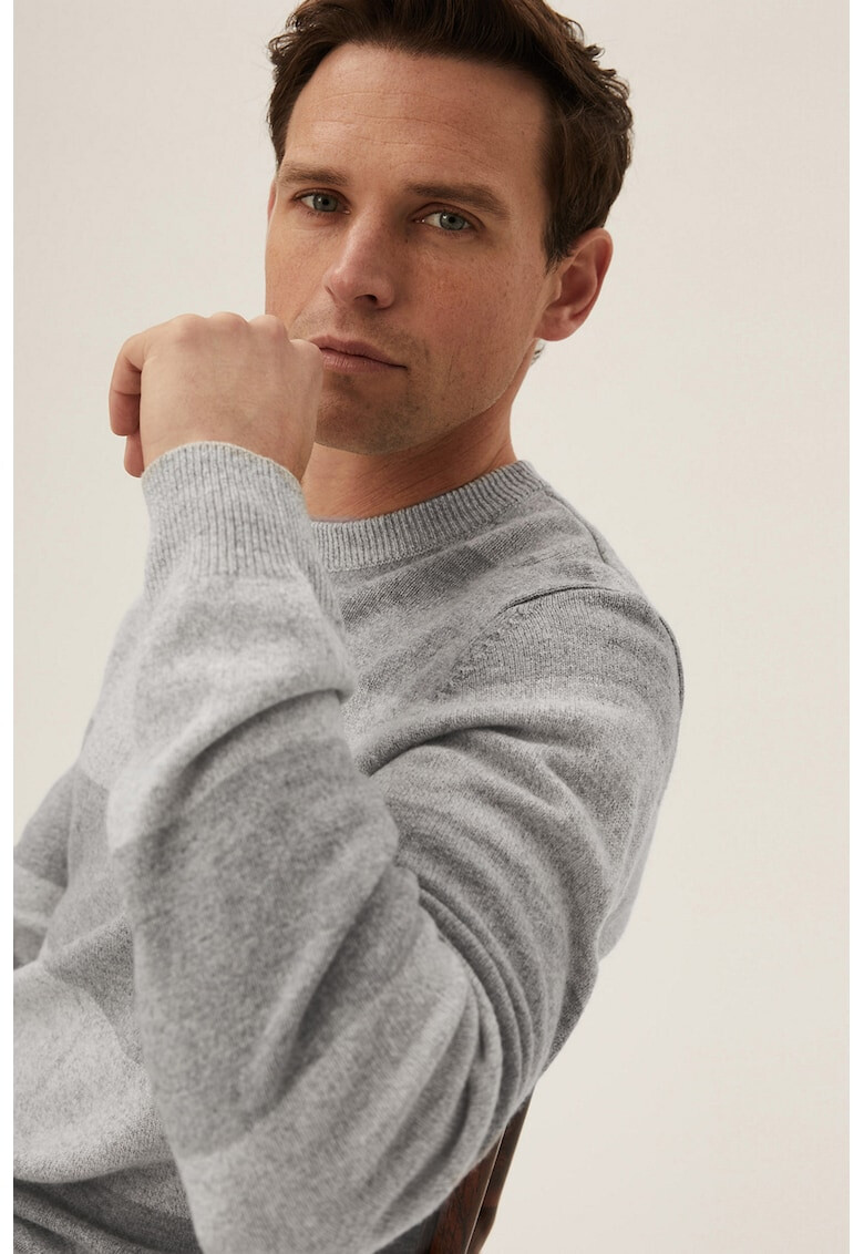 Marks & Spencer Вълнен пуловер с райе - Pepit.bg