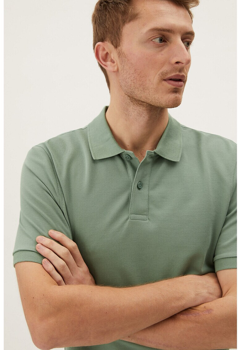 Marks & Spencer Вталена тениска с яка - Pepit.bg