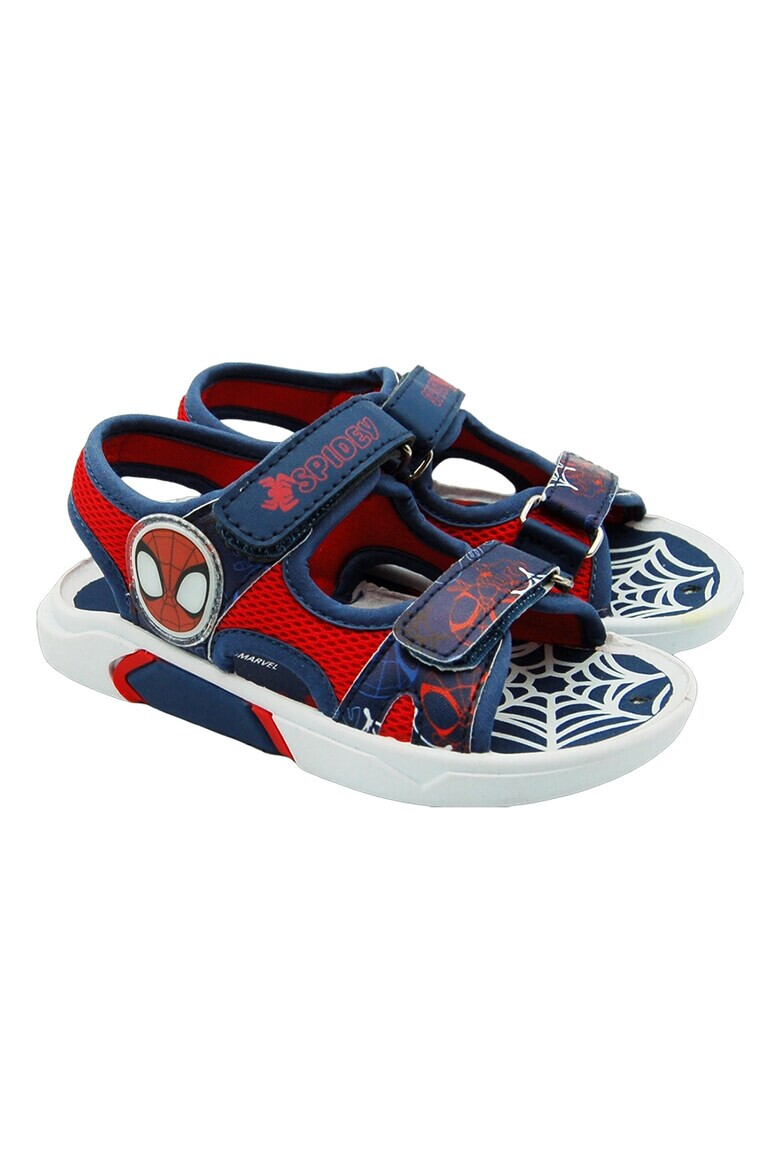 Marvel Сандали с принт на Spiderman с велкро - Pepit.bg