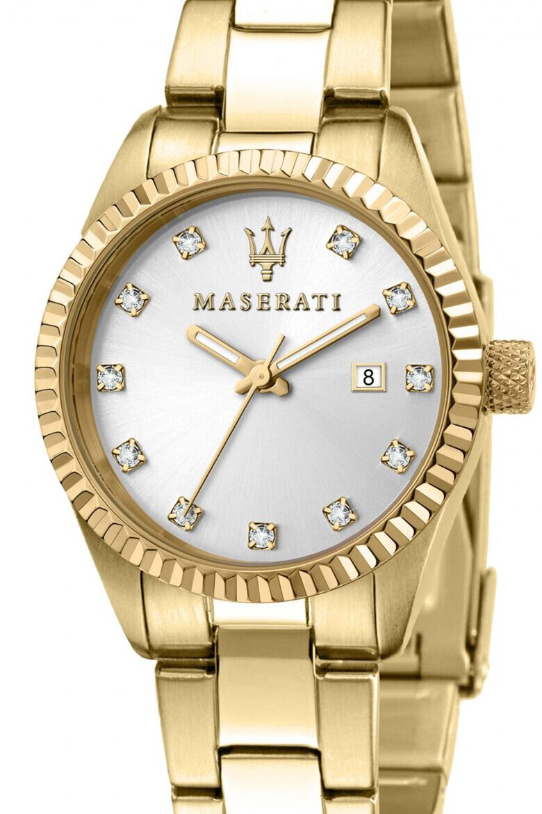 Maserati Кварцов часовник с циркони - Pepit.bg