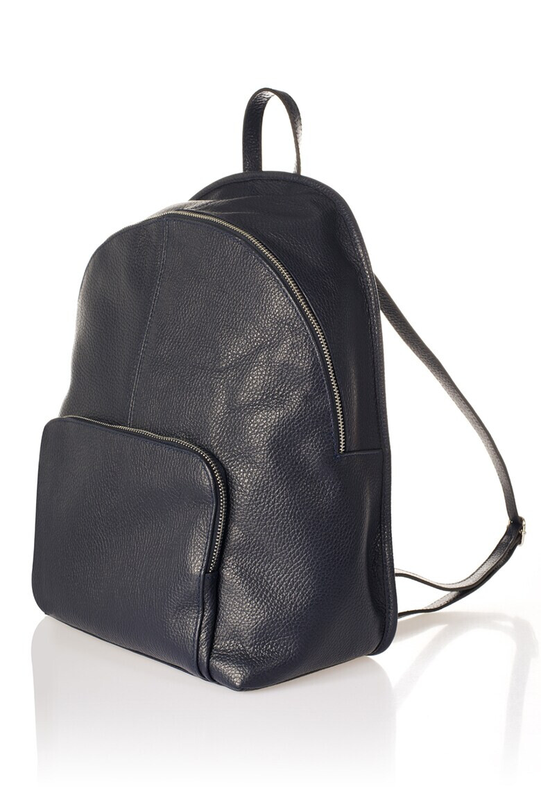 Massimo Castelli Кожена раница с джоб с цип - Pepit.bg