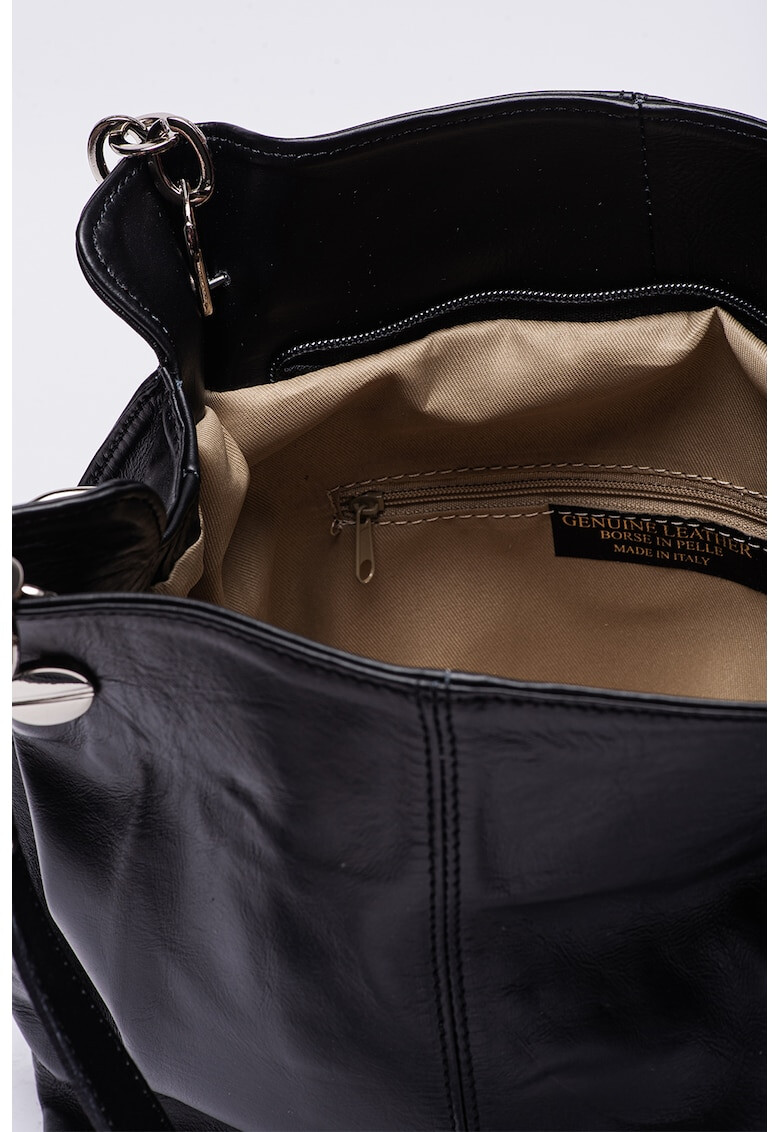 Matilde Costa Кожена чанта с набран ефект - Pepit.bg