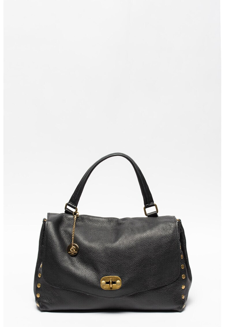 Matilde Costa Кожена чанта с отделяща се презрамка и капаче - Pepit.bg