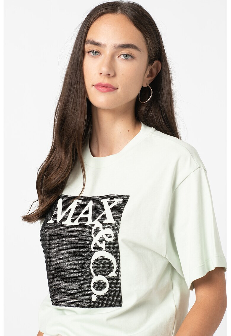 Max&Co Памучна тениска Teerex с лого - Pepit.bg