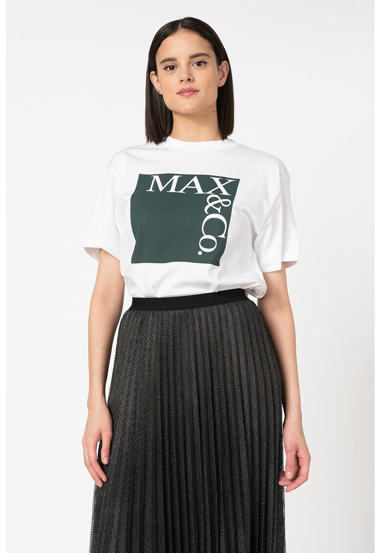 Max&Co Тениска с лого - Pepit.bg