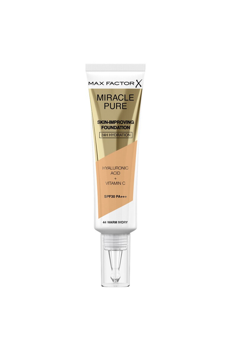 Max Factor Фон дьо тен Miracle Pure 44 Warm Ivory - 30 мл - Pepit.bg