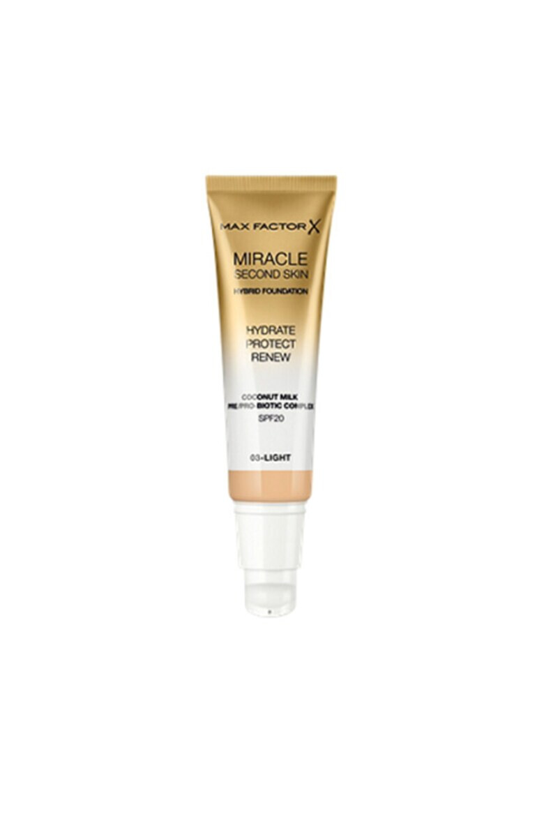 Max Factor Фон дьо тен Miracle Second Skin SPF 20 - Pepit.bg