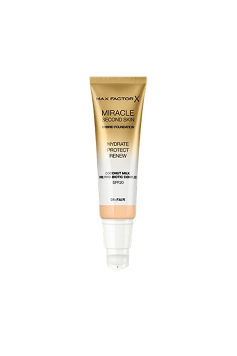 Max Factor Фон дьо тен Miracle Second Skin - SPF 20 - Pepit.bg