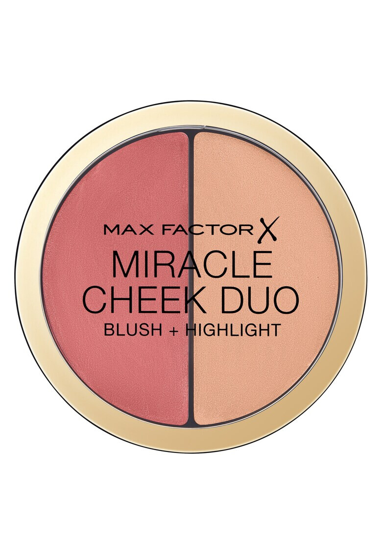 Max Factor Руж Miracle Cheek Duo 20 Brown Peach & Champagne 11 гр - Pepit.bg