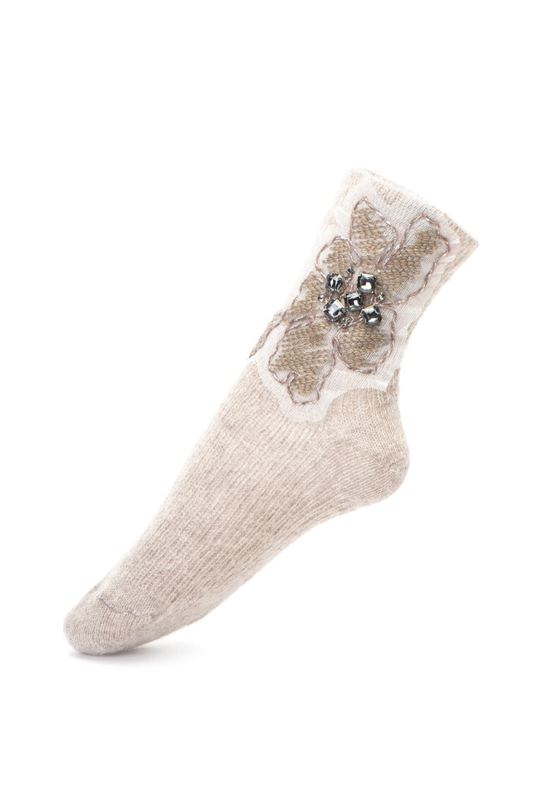 Max Mara Hosiery Чорапи Jerez Mohair с апликация - Pepit.bg