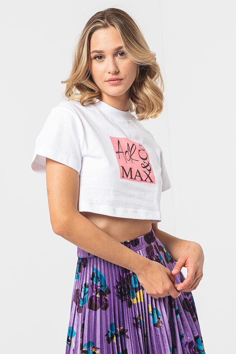 MaxCo Къса тениска с лого - Pepit.bg