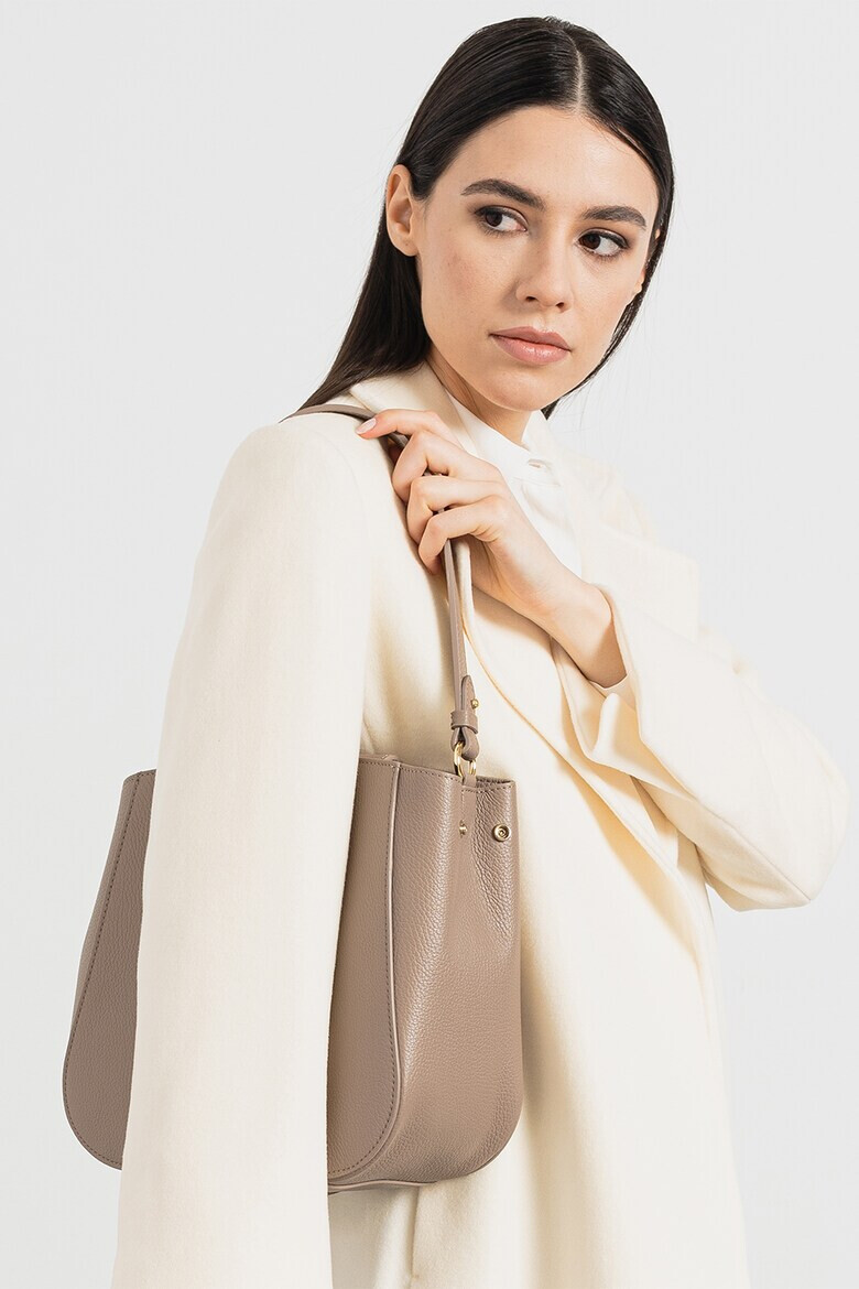MaxCo Вълнено палто с връзка - Pepit.bg