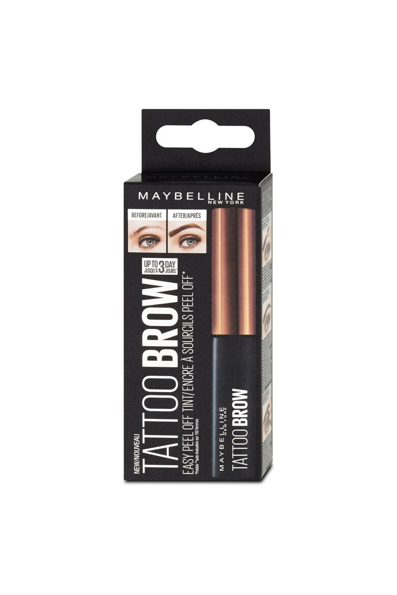 Maybelline Продукт за оцветяване на вежди New York Brow Tattoo Medium Brown - Pepit.bg