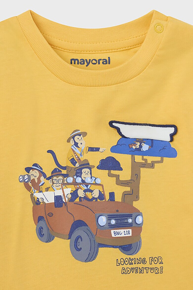 Mayoral Памучна блуза с принт - Pepit.bg