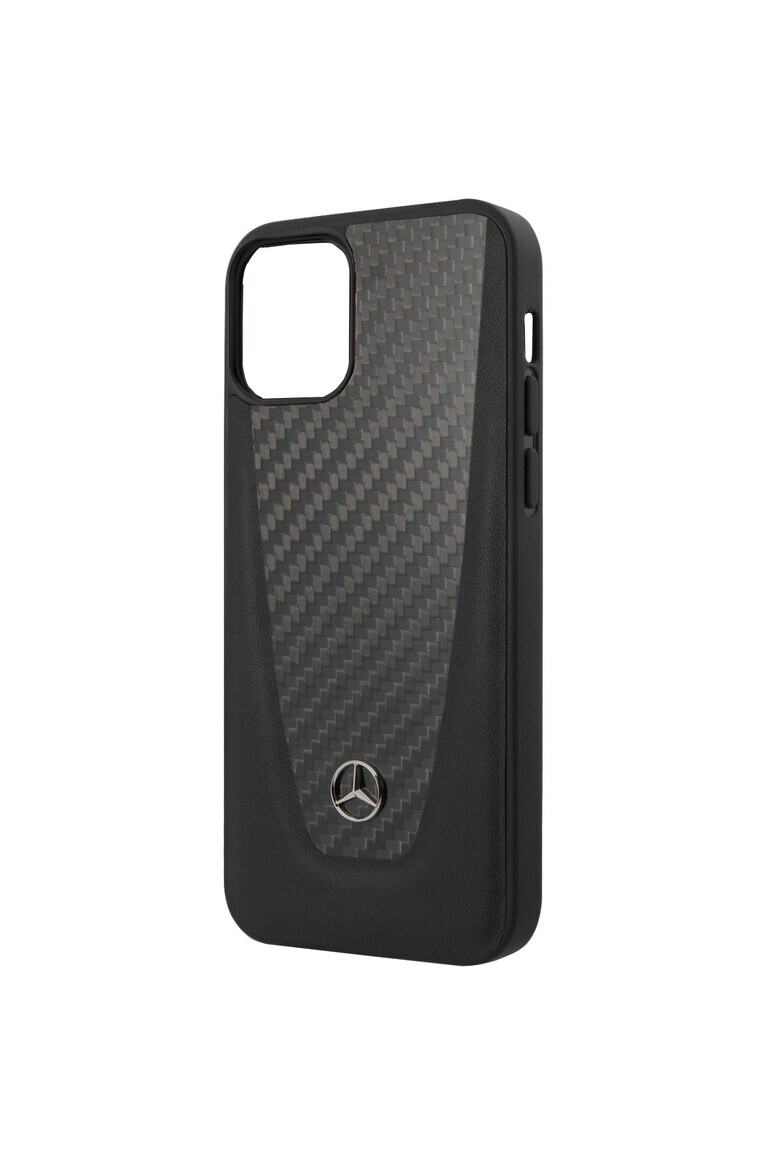 Mercedes Защитен калъф Dynamic Carbon за iPhone 12 Mini MEHCP12SRCABK - Black - Pepit.bg